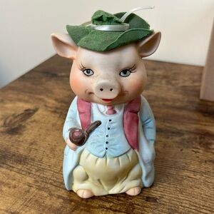 Vintage Mr. Pig BELLS ceramic bell